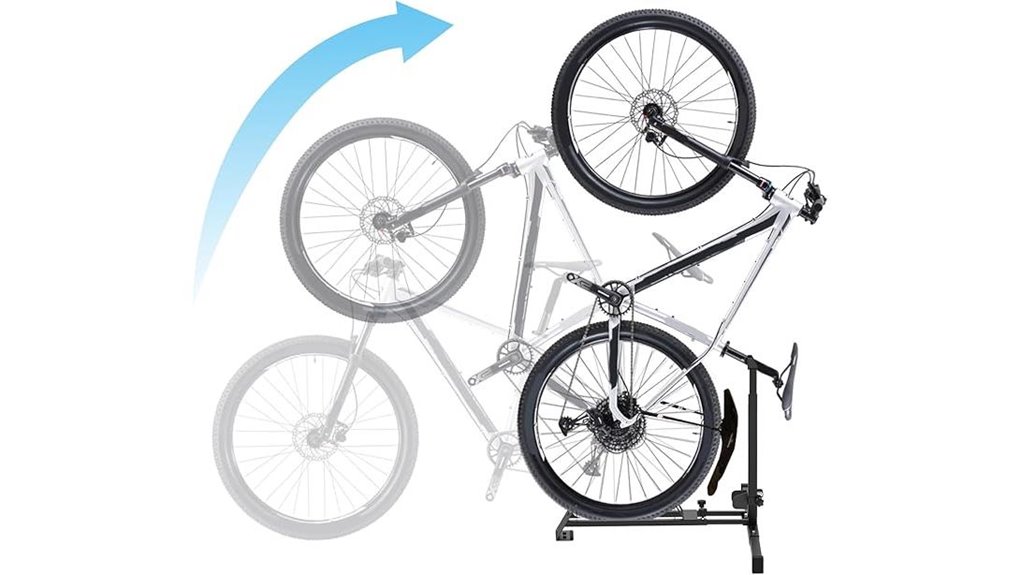 vertical bike storage solution