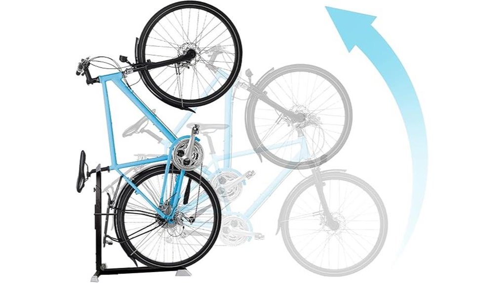 vertical bike storage solution