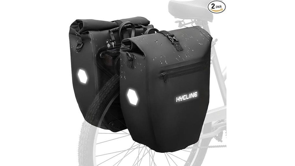 waterproof bike panniers set