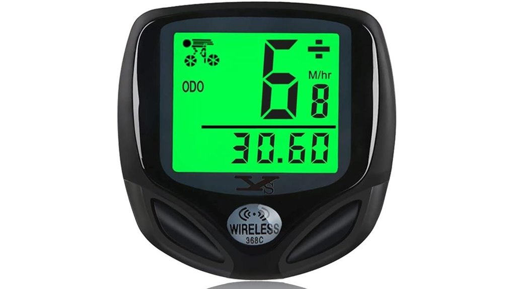 waterproof lcd bike computer