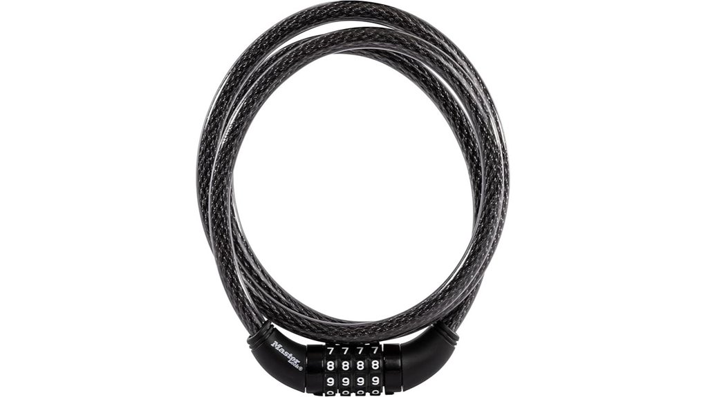 weather resistant cable lock