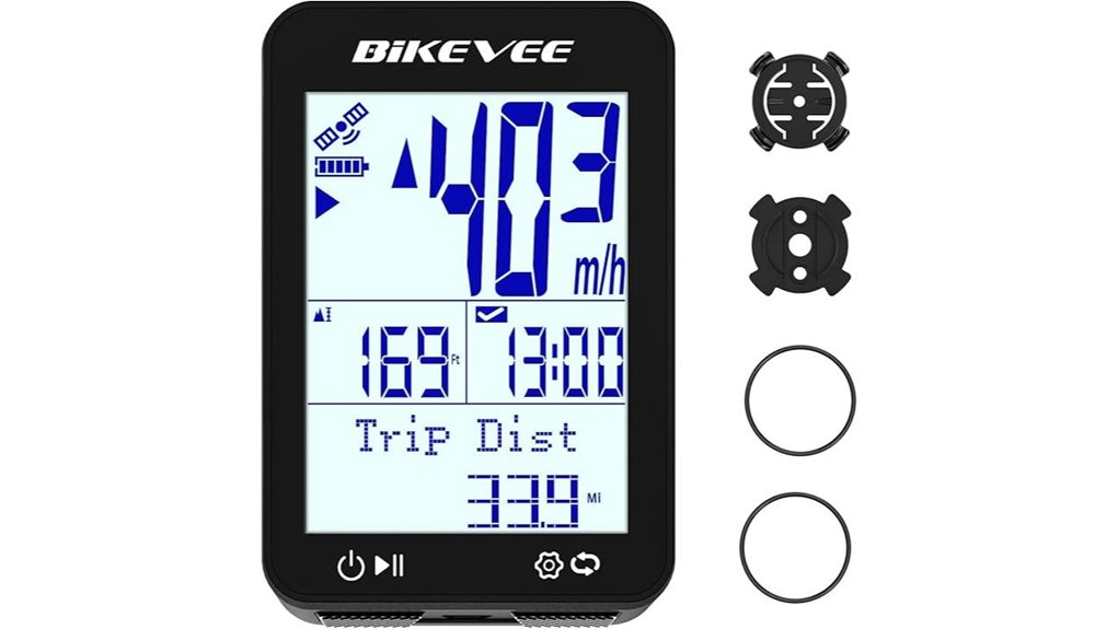wireless bike speedometer odometer