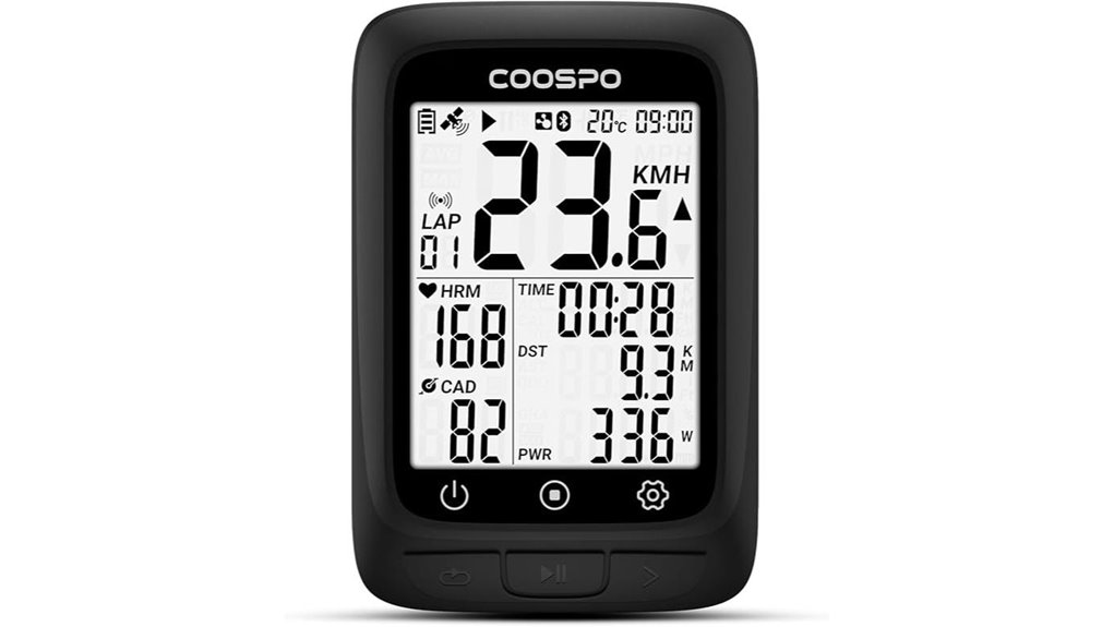 wireless gps bike computer